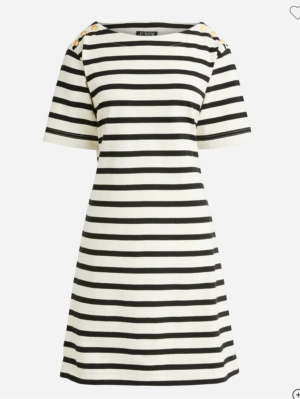 J Crew Striped Tie Back Mini Dress